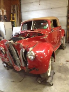 Bill Jones Jr. 41 Packard Wrecked AS I Got It
